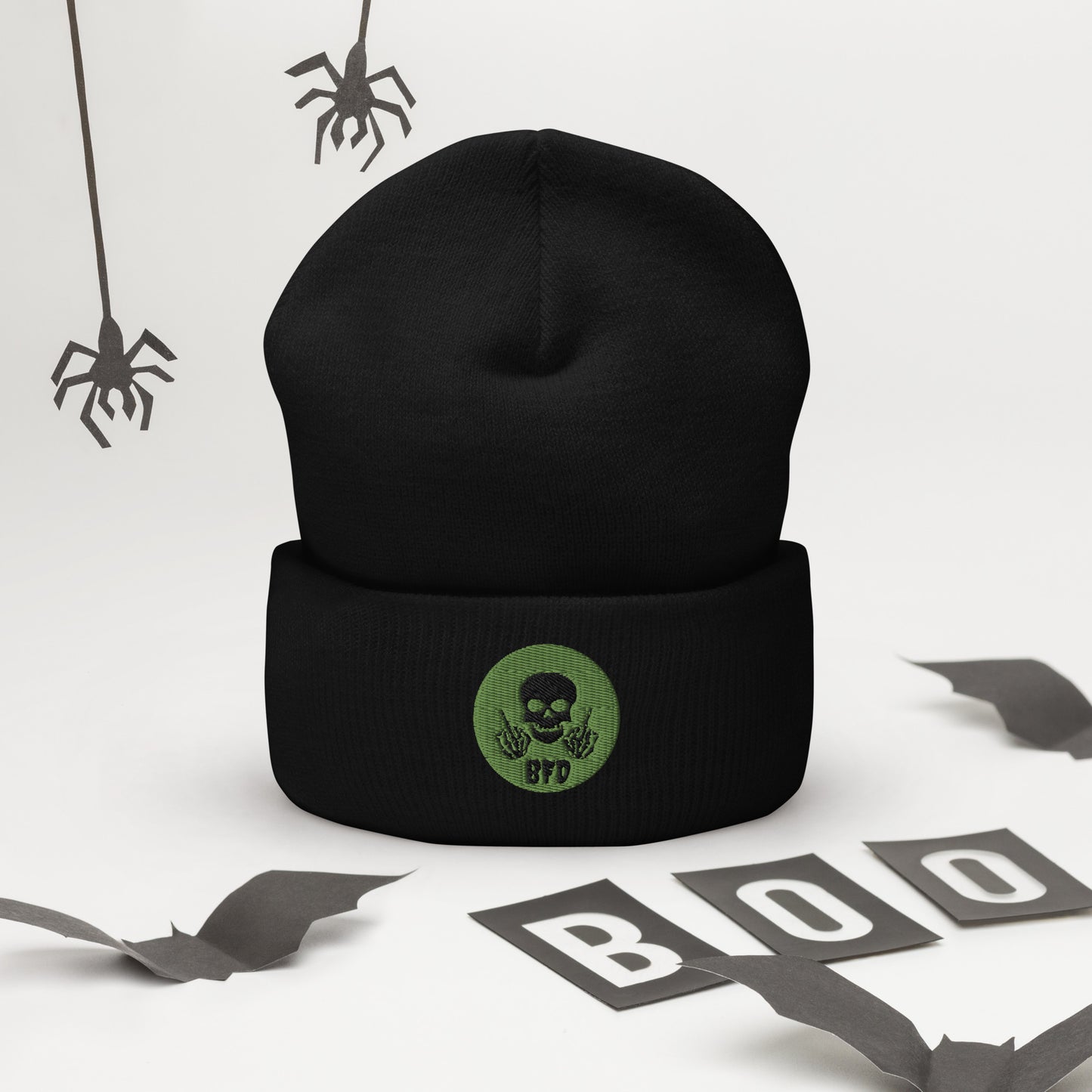 Skull Cuffed Beanie