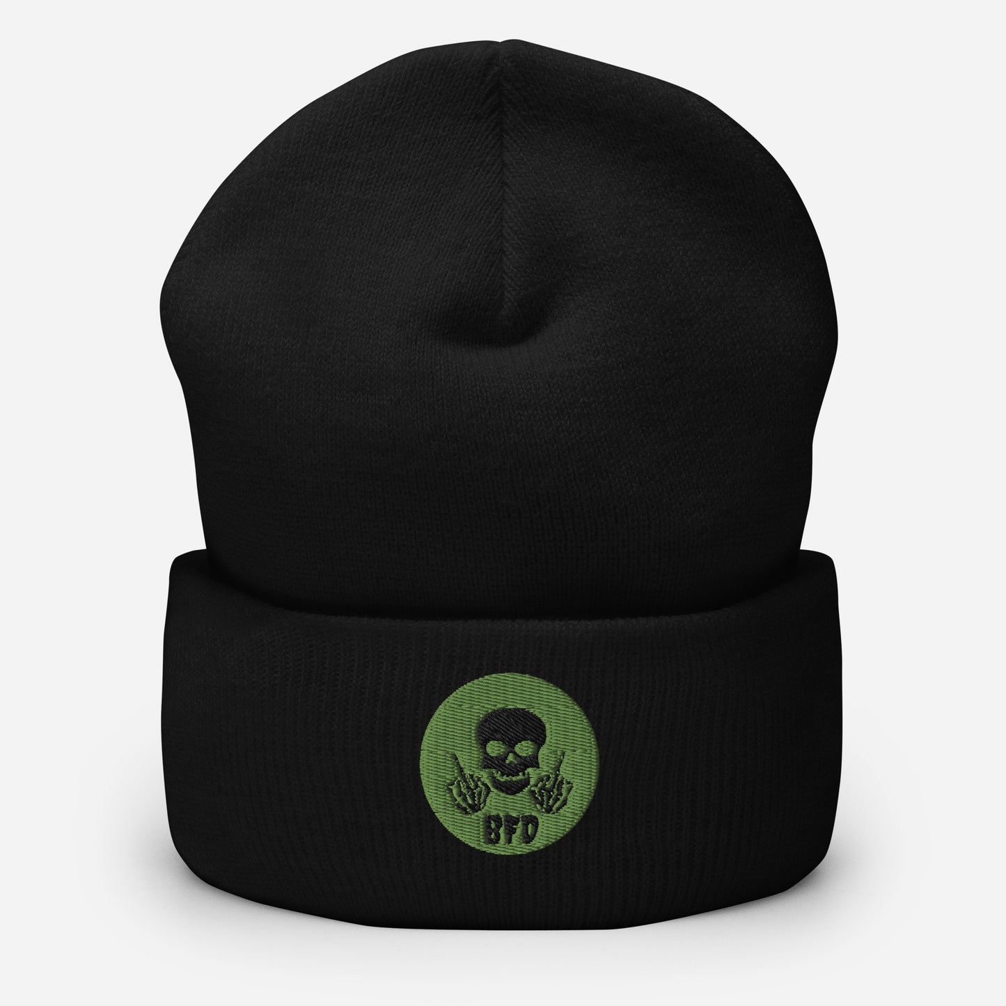 Skull Cuffed Beanie